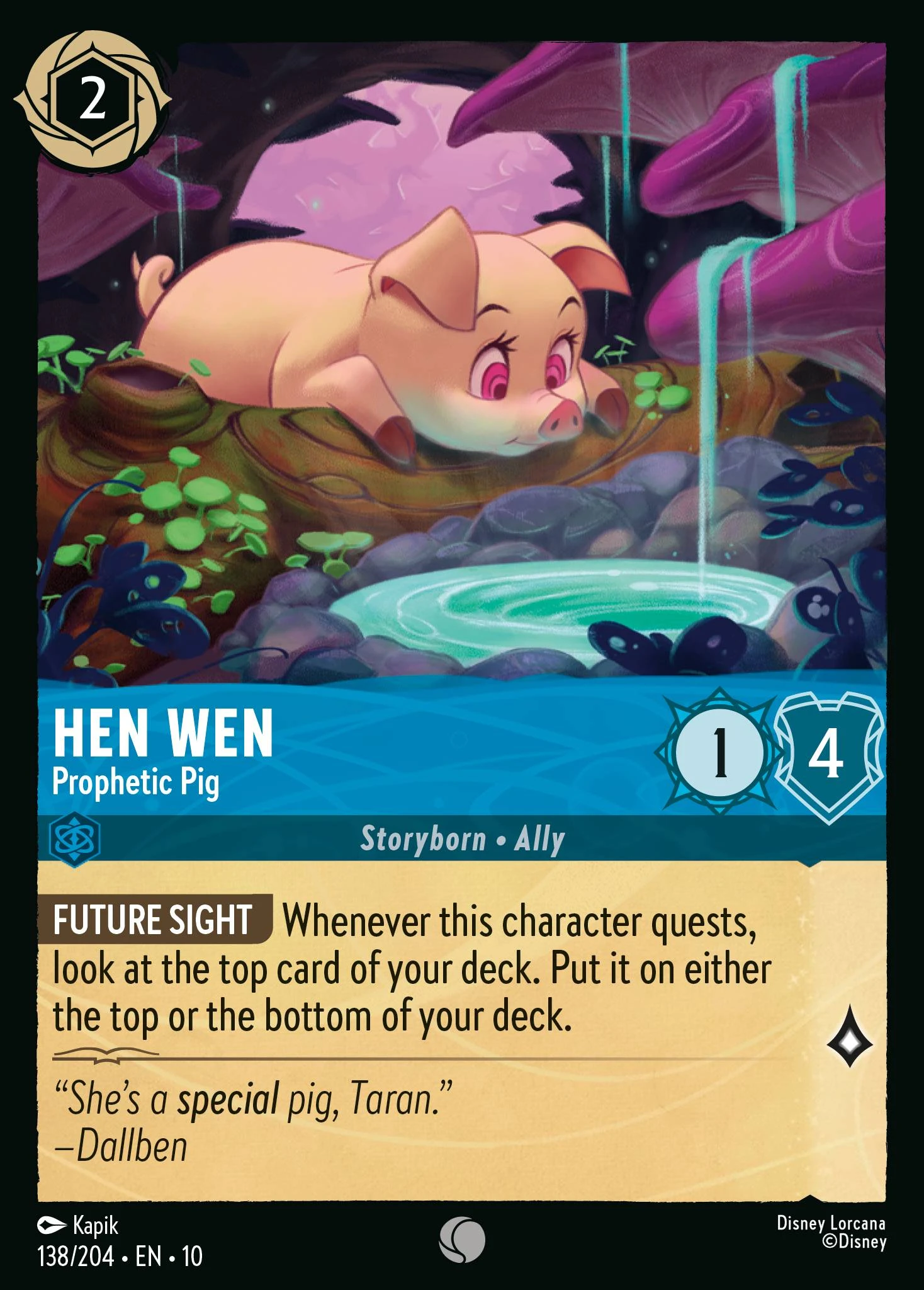 Hen Wen - Prophetic Pig