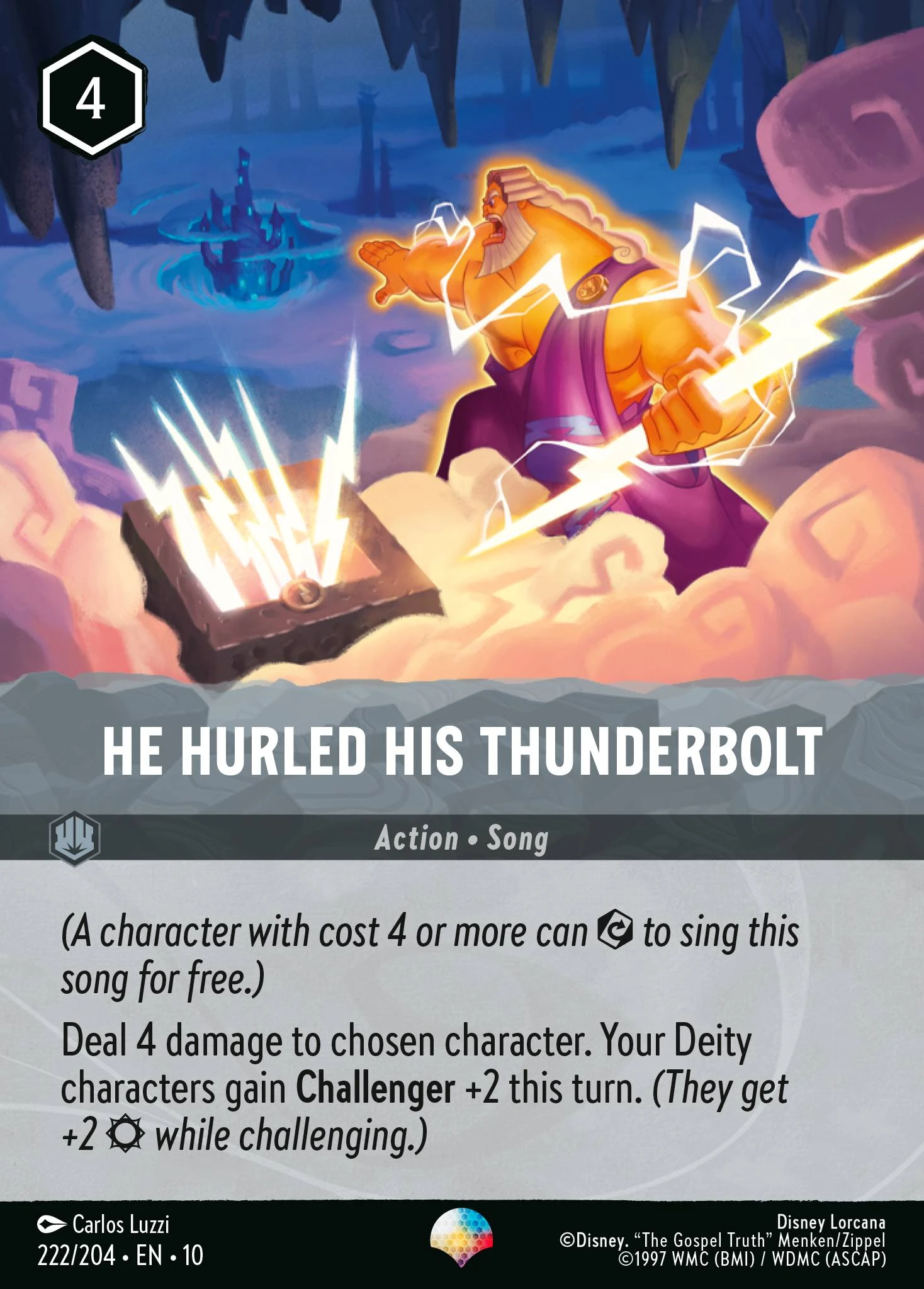 He Hurled His Thunderbolt