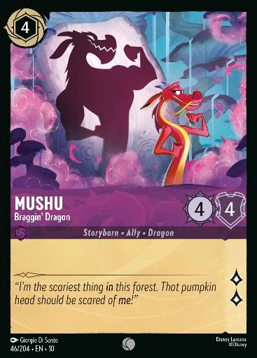 Mushu - Braggin' Dragon