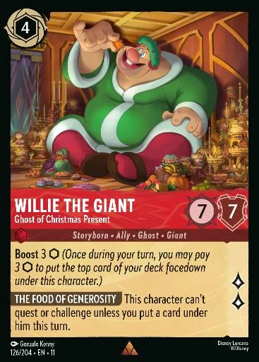 Willie the Giant - Ghost of Christmas Present