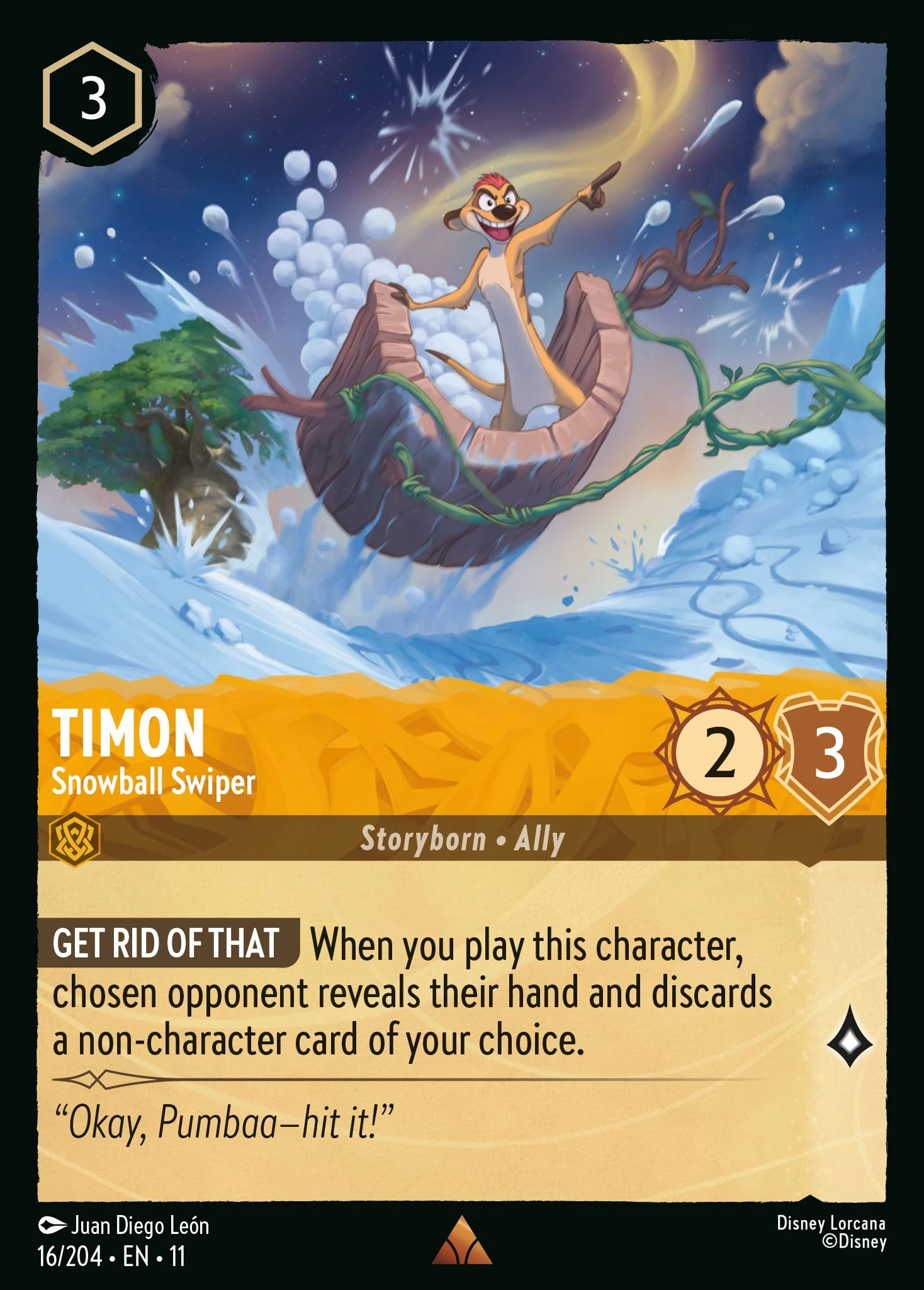 Timon - Snowball Swiper