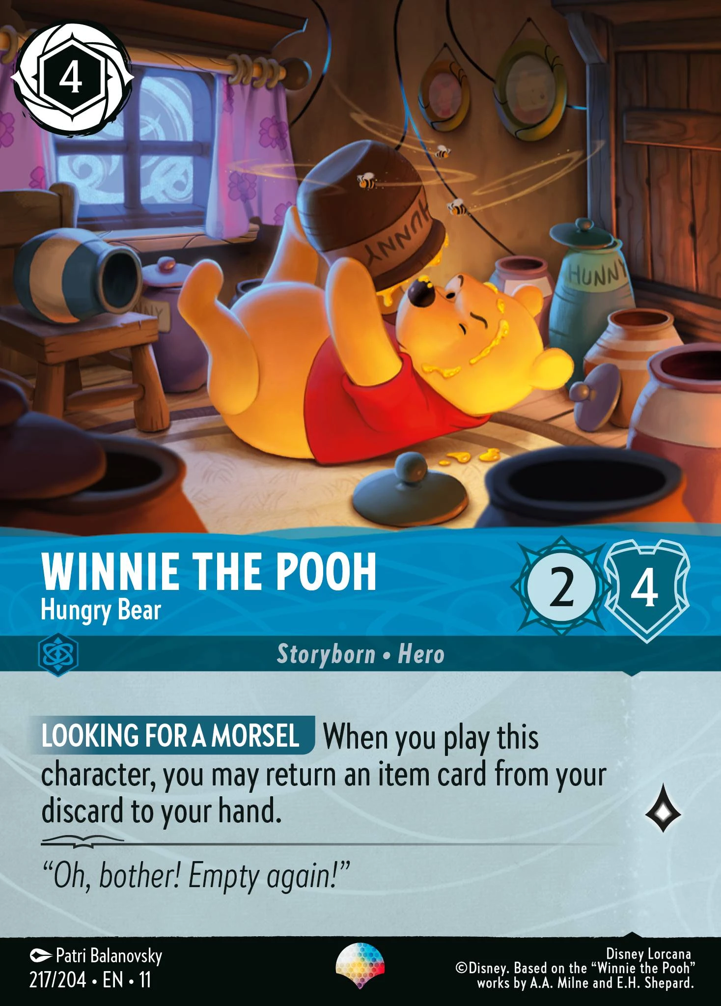 Winnie the Pooh - Hungry Bear