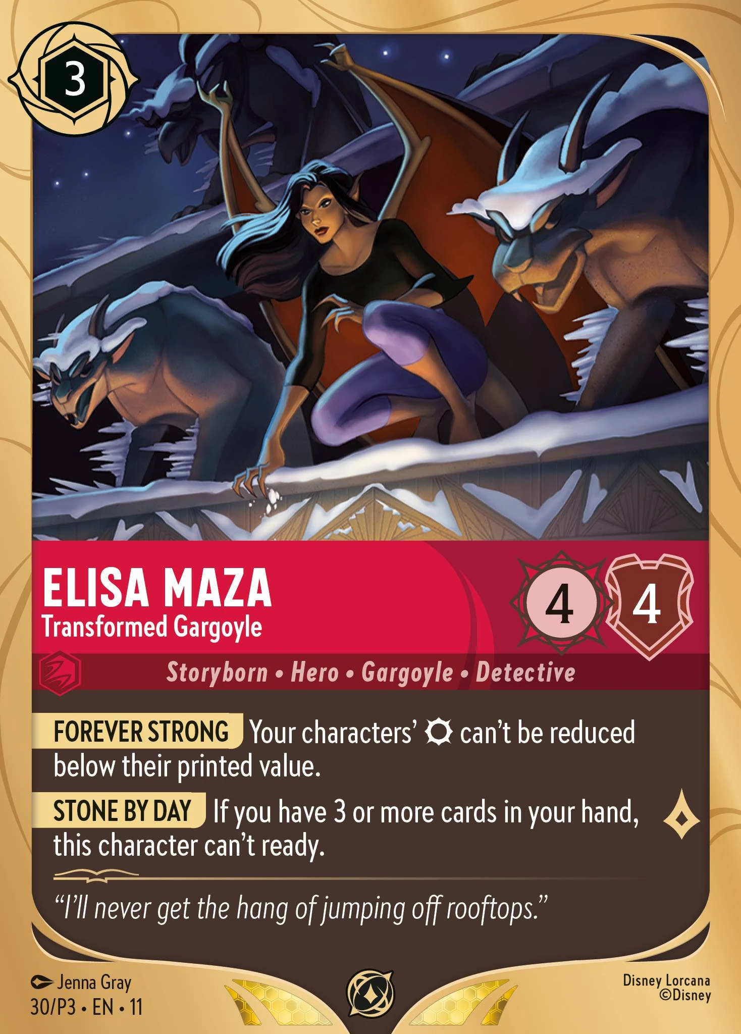 Elisa Maza - Transformed Gargoyle