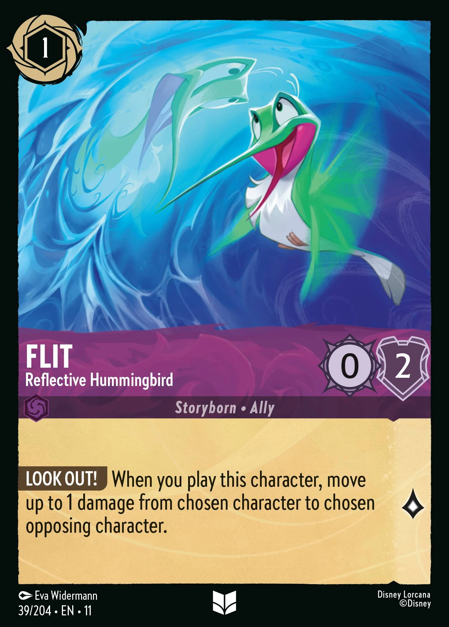 Flit - Reflective Hummingbird