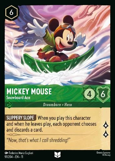 Mickey Mouse - Snowboard Ace