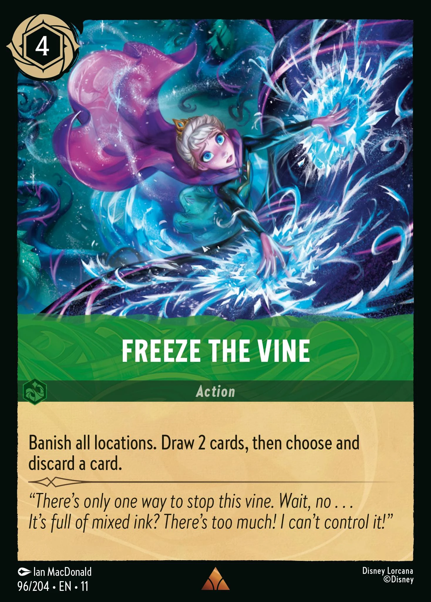 Freeze the Vine