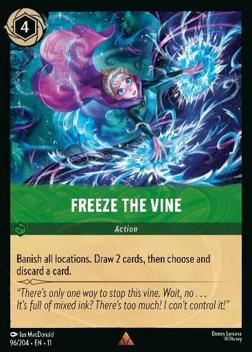 Freeze the Vine