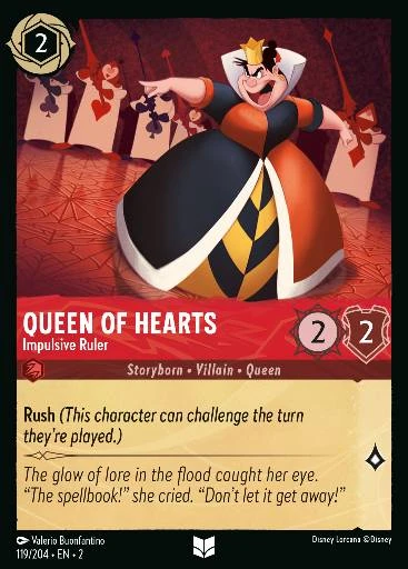 Queen of Hearts - Impulsive Ruler