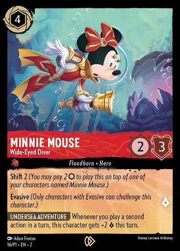 Minnie Mouse - Wide-Eyed Diver