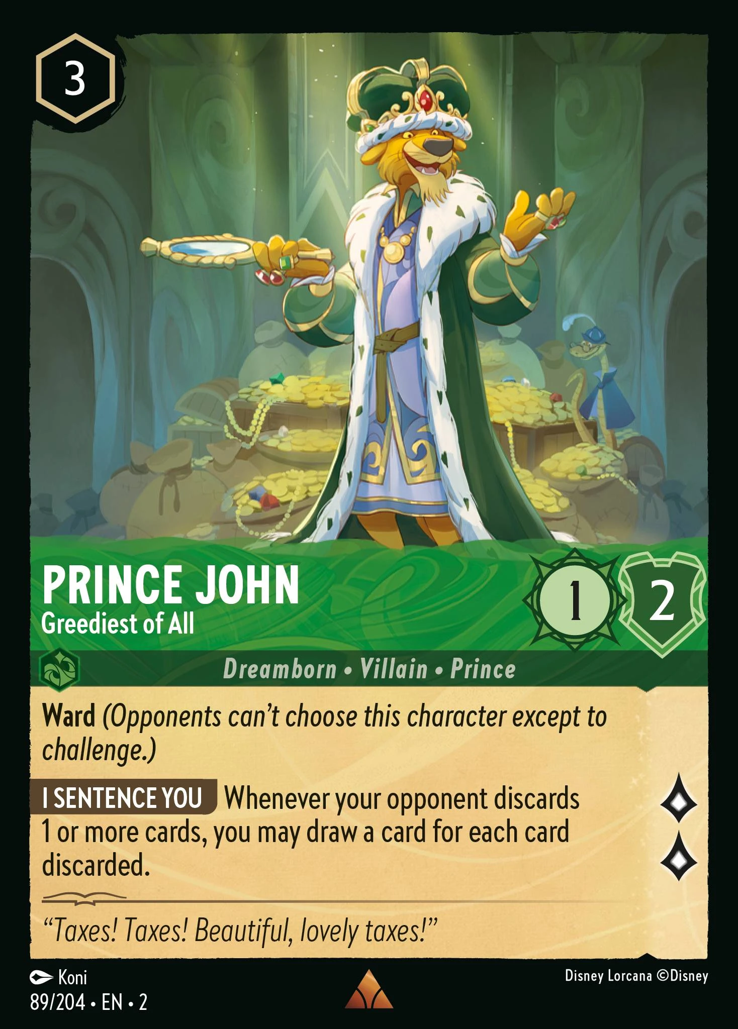 Prince John - Greediest of All
