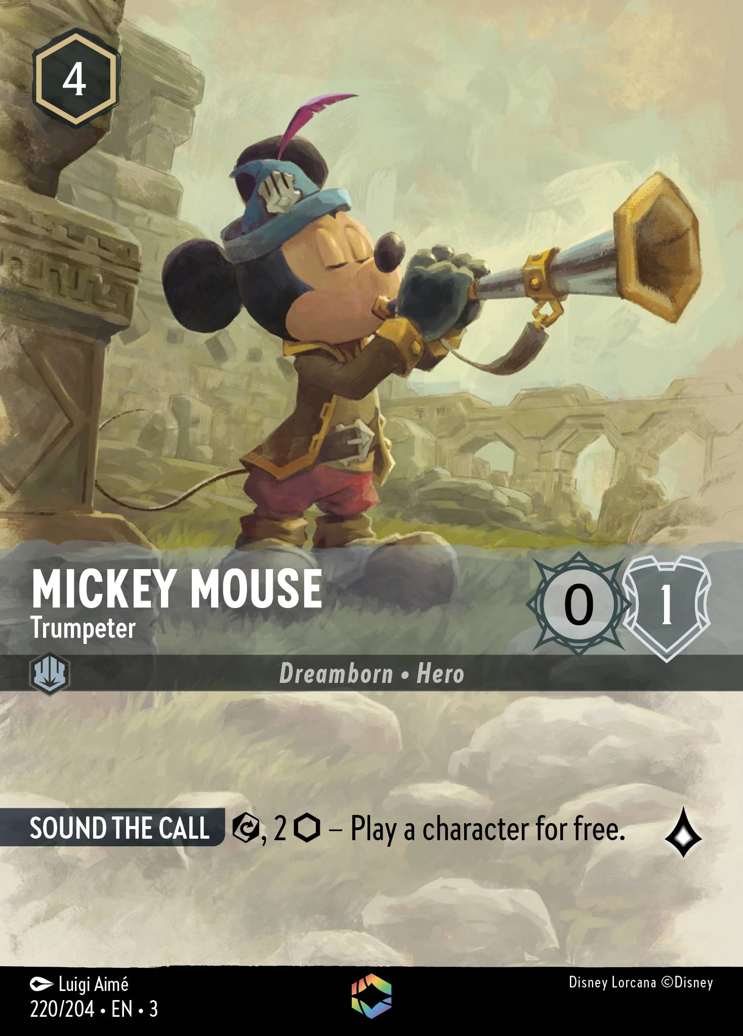 Mickey Mouse - Trumpeter