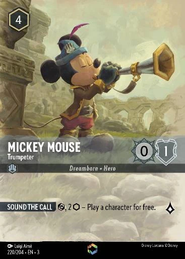 Mickey Mouse - Trumpeter
