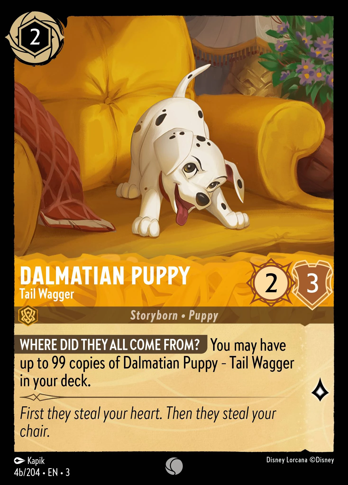 Dalmatian Puppy - Tail Wagger