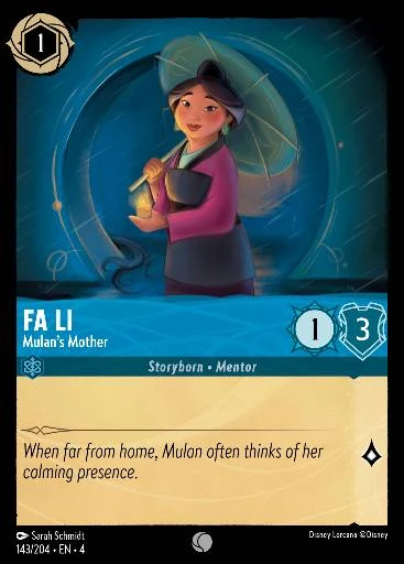 Fa Li - Mulan's Mother