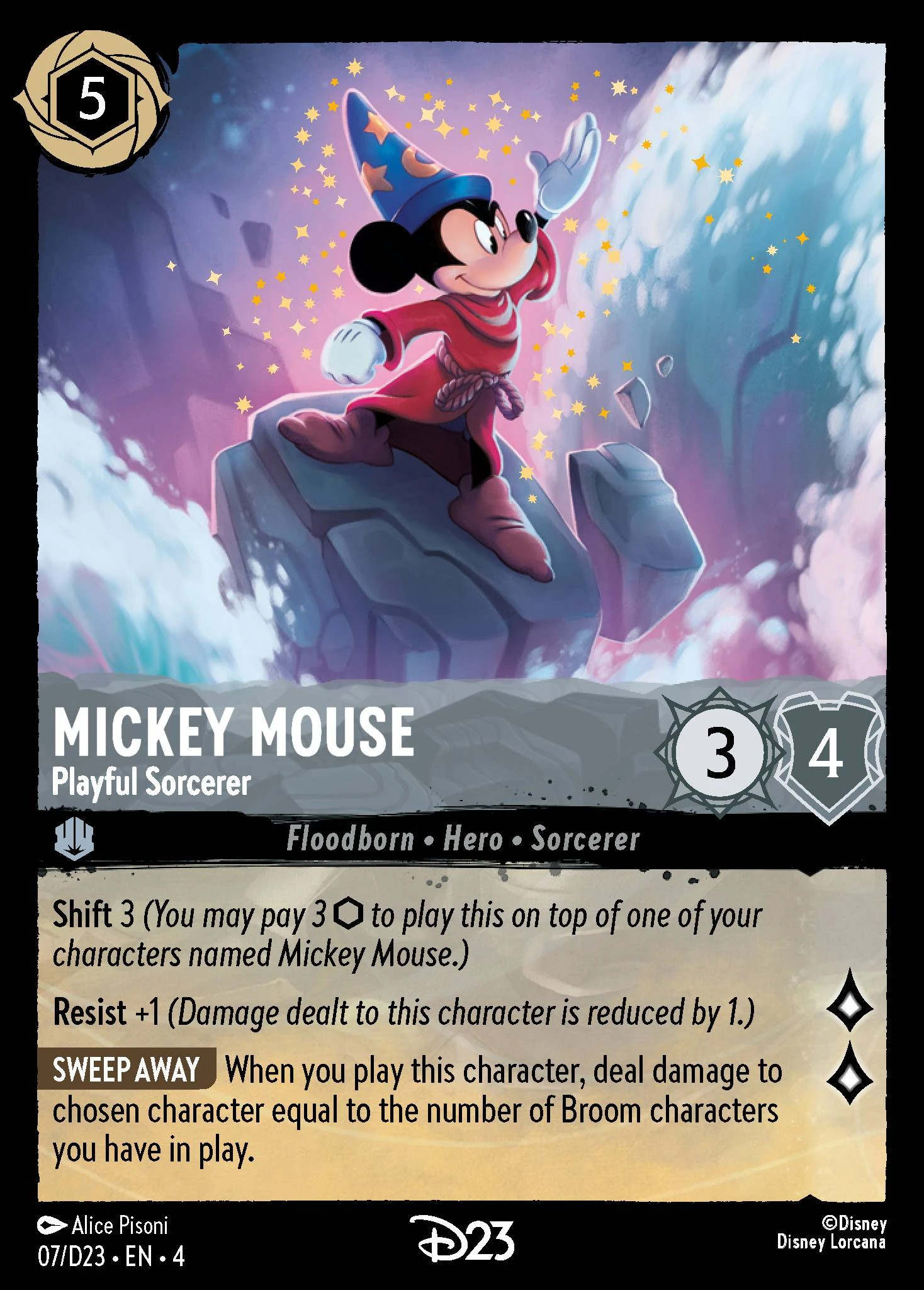 Mickey Mouse - Playful Sorcerer