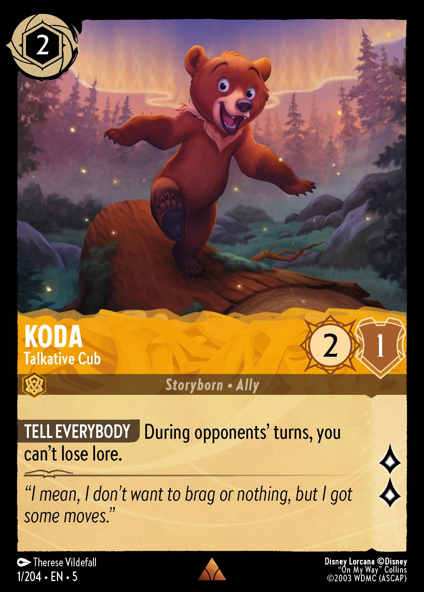 Koda - Talkative Cub