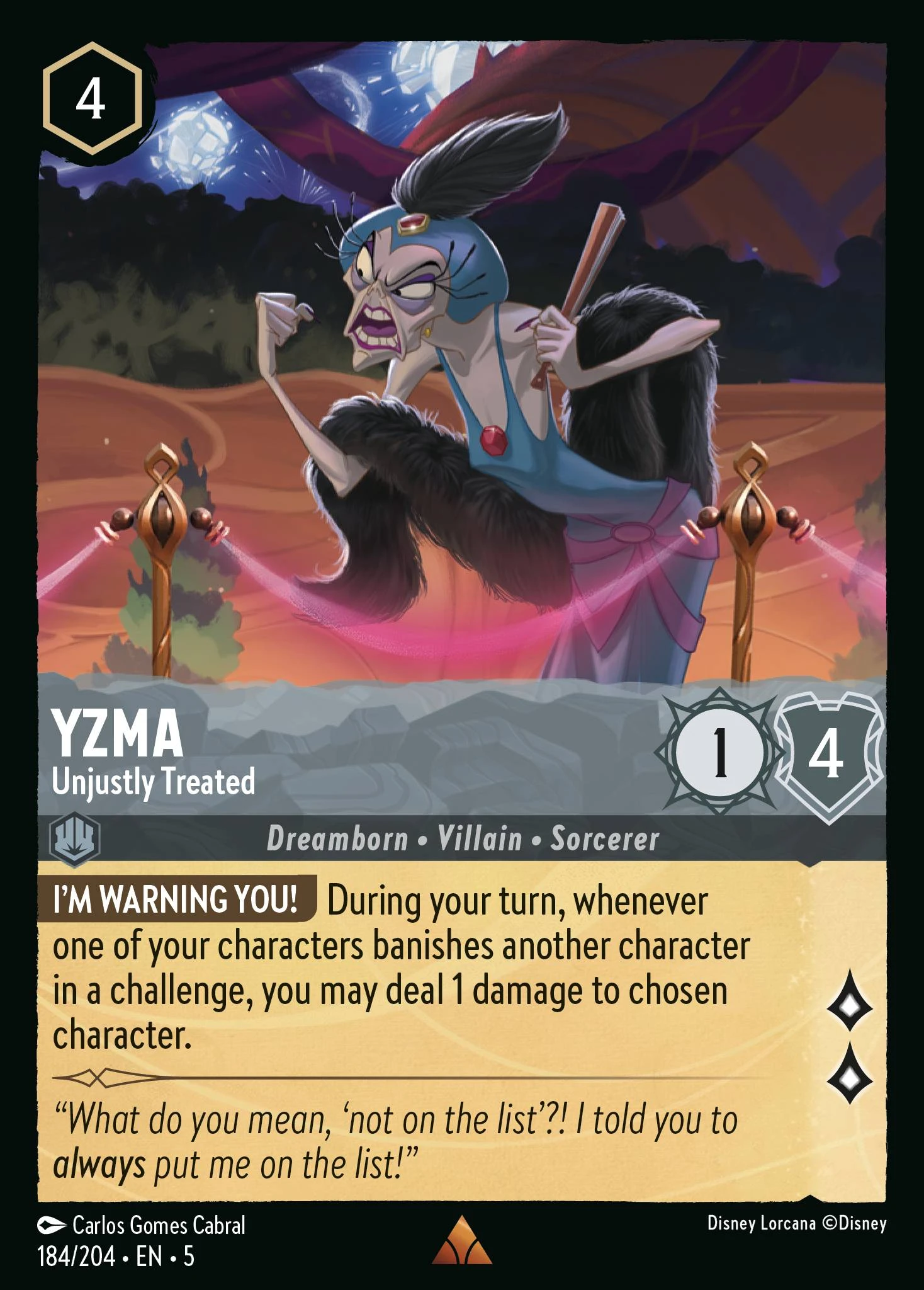 Yzma - Unjustly Treated