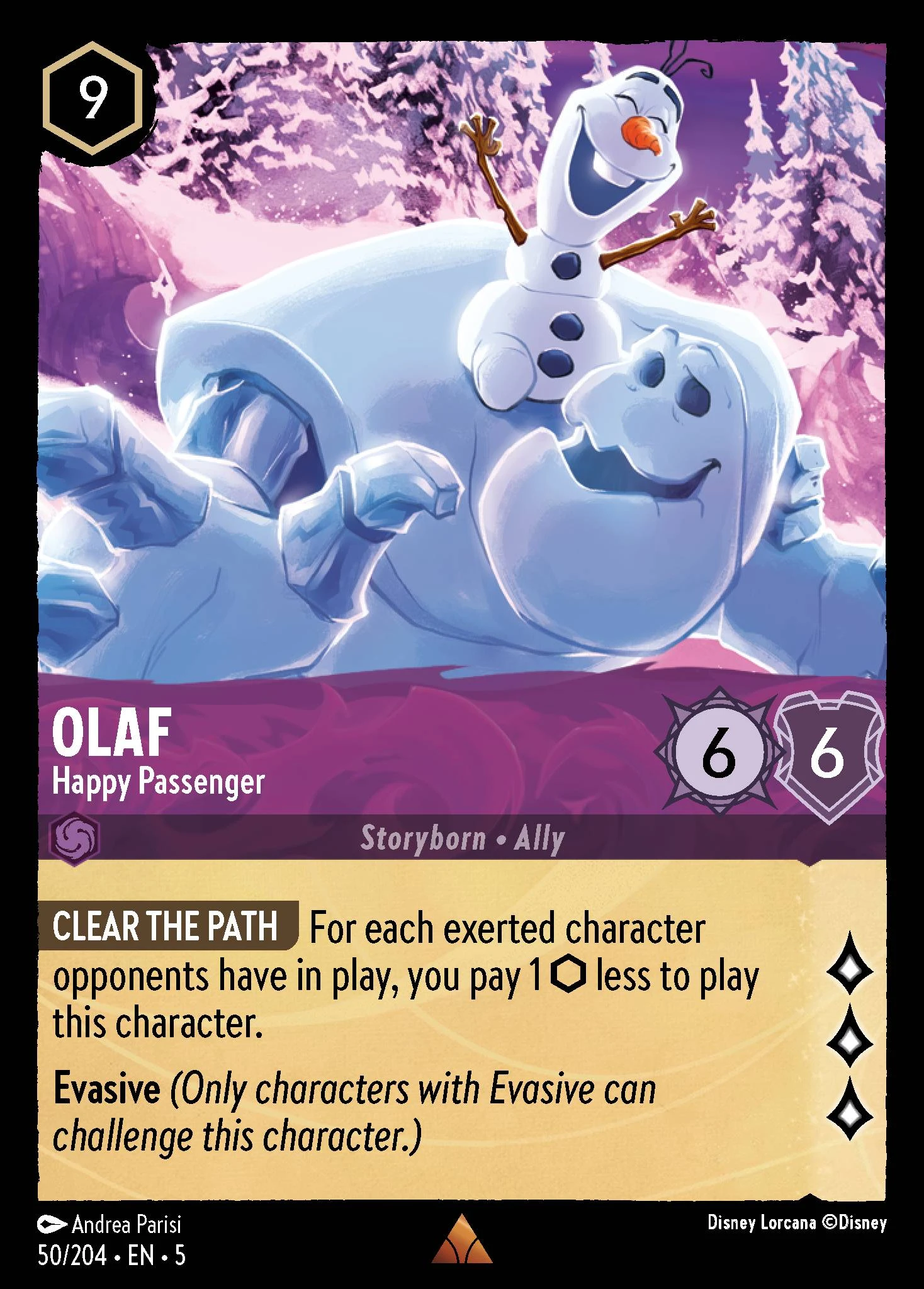 Olaf - Happy Passenger
