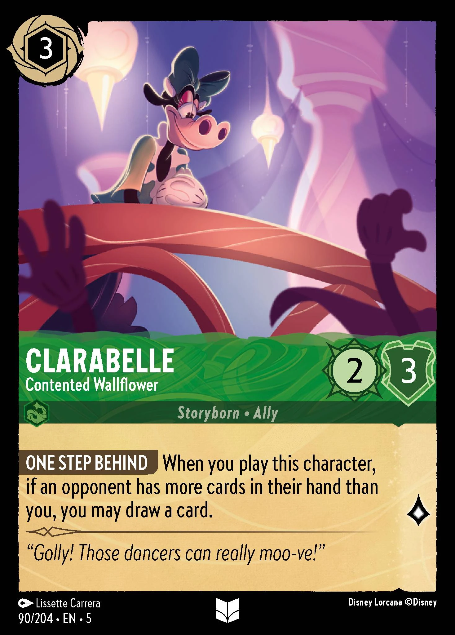 Clarabelle - Contented Wallflower