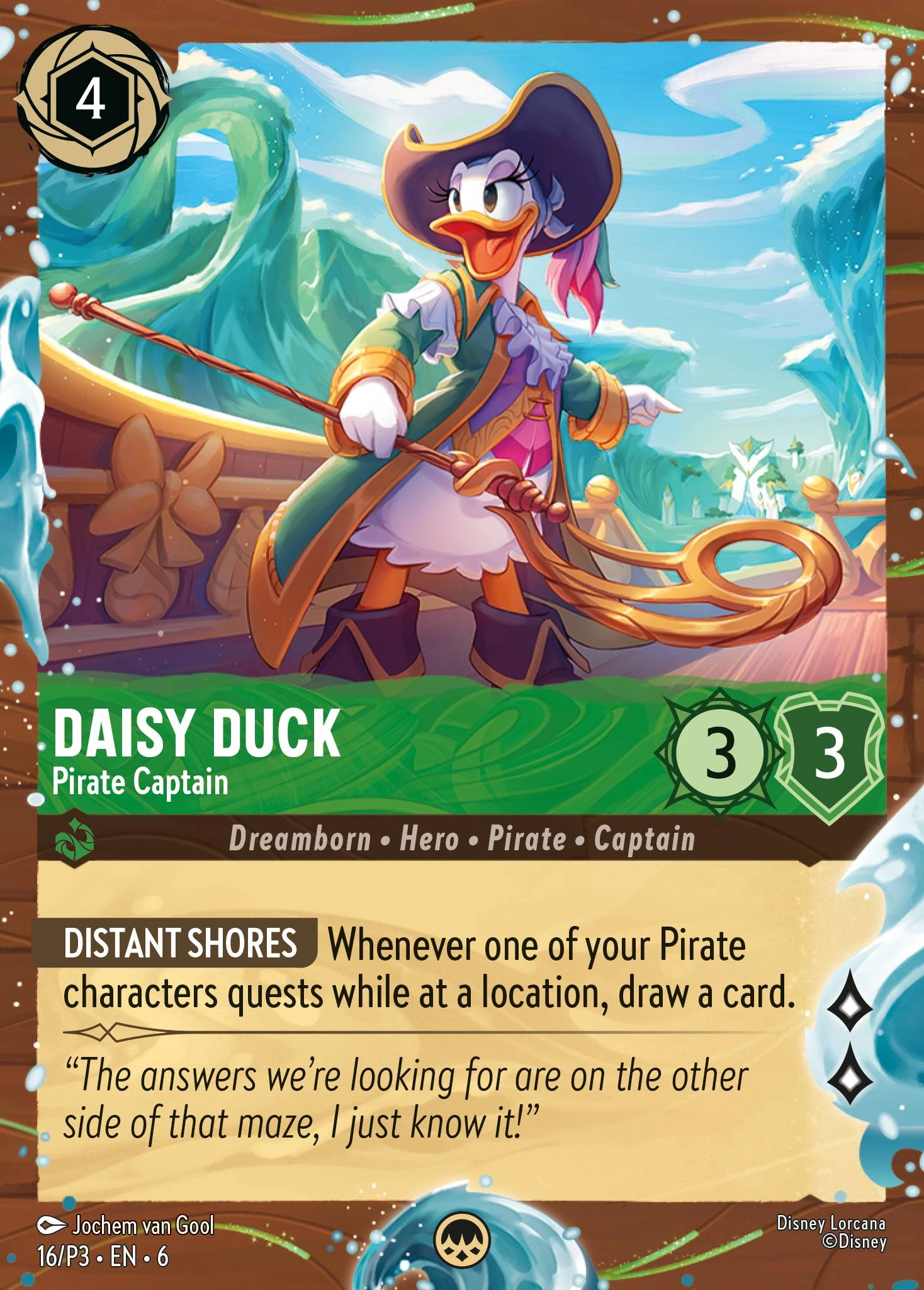 Daisy Duck - Pirate Captain