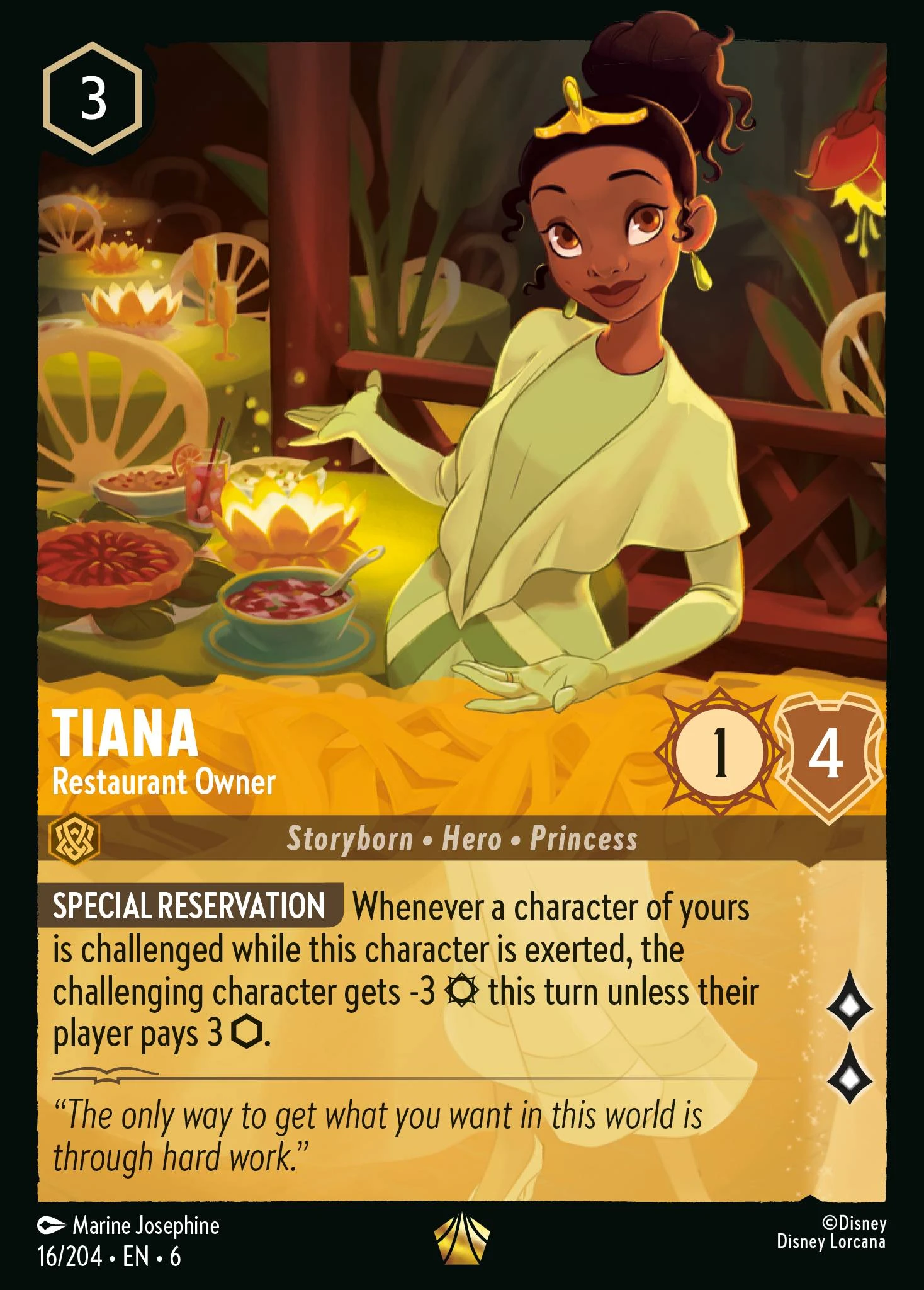 Tiana - Restaurant Owner
