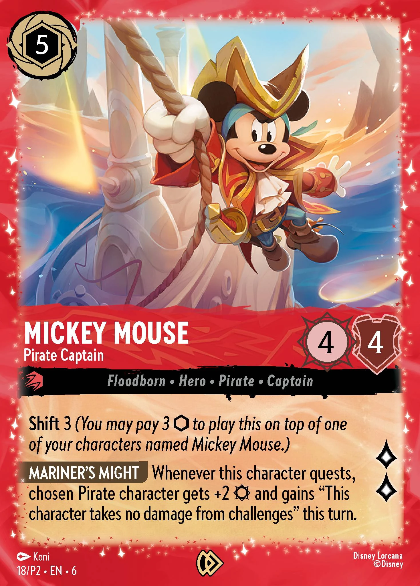 Mickey Mouse - Pirate Captain