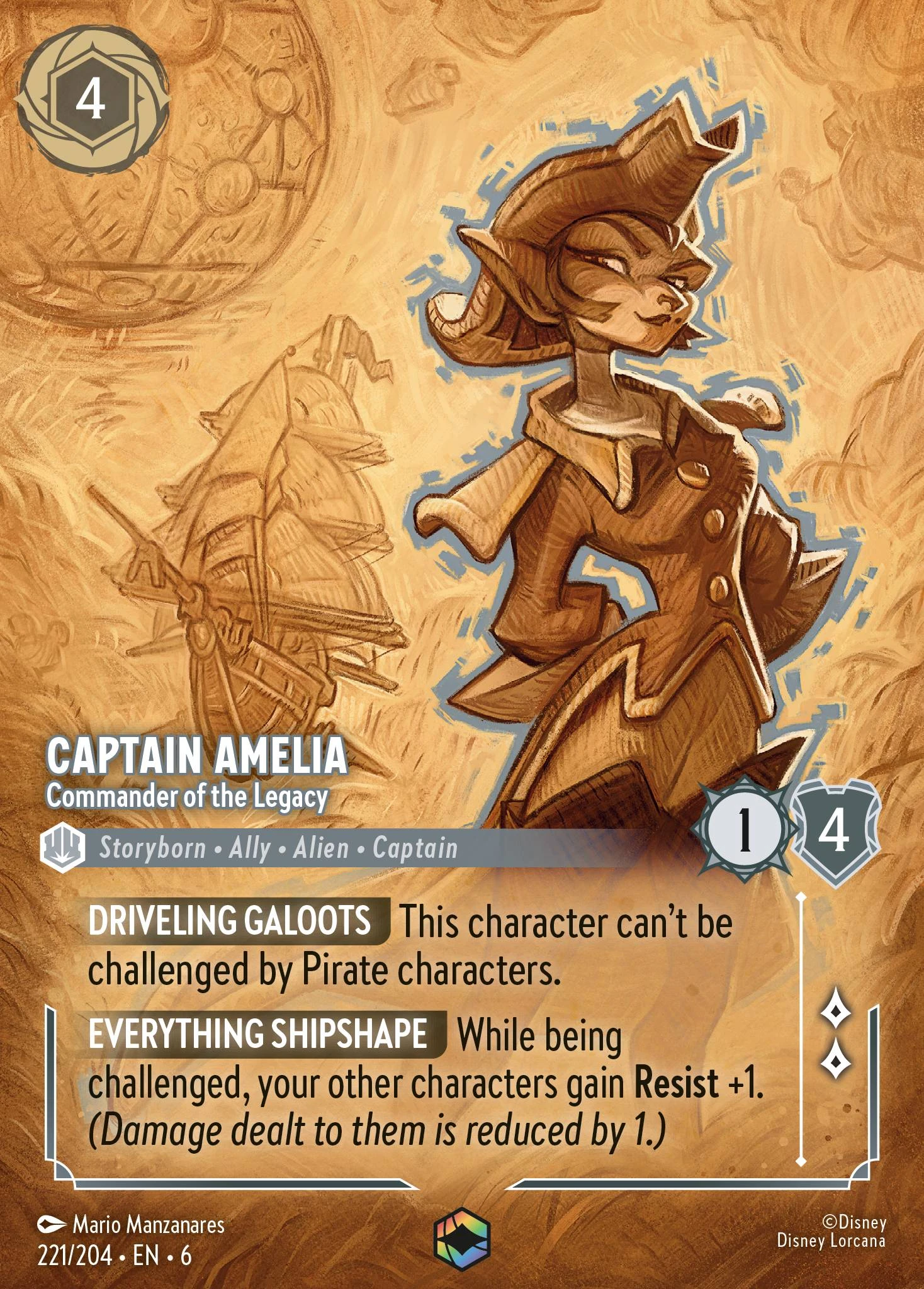 Captain Amelia - Commander of the Legacy
