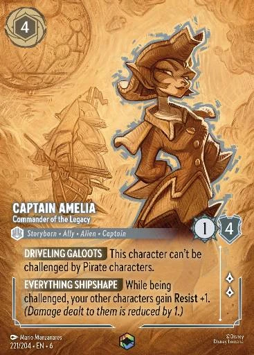 Captain Amelia - Commander of the Legacy