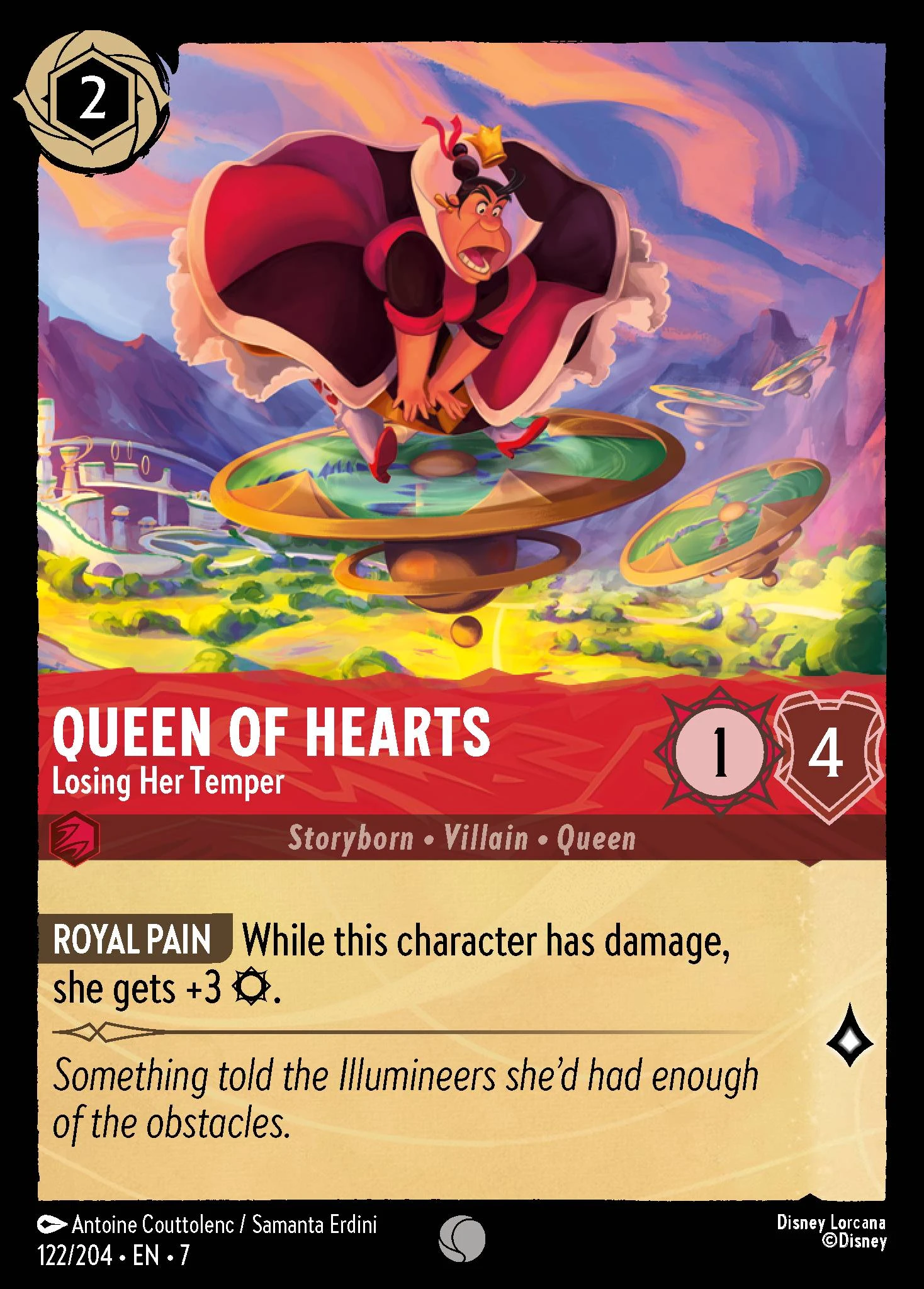 Queen of Hearts - Losing Her Temper