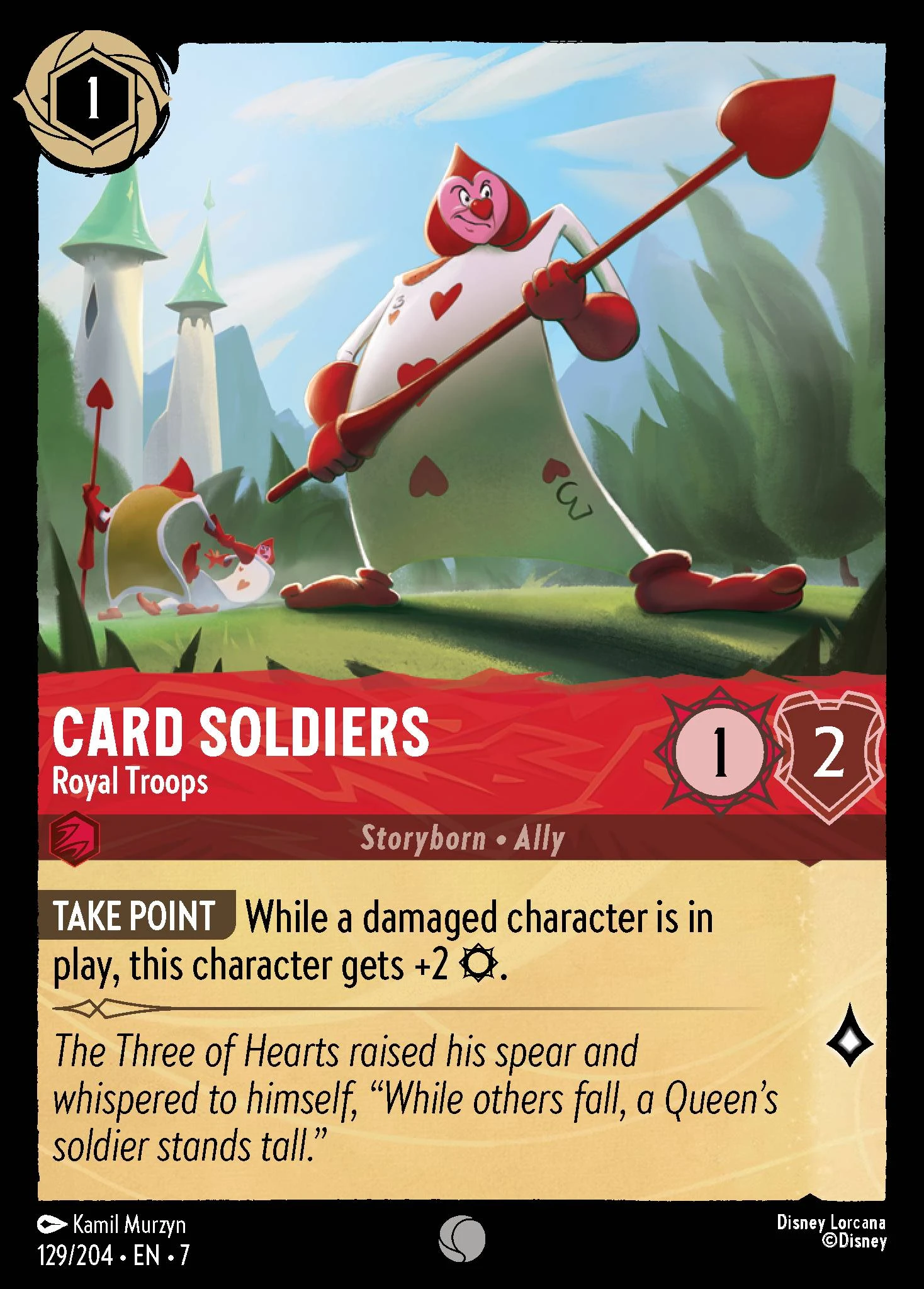Card Soldiers - Royal Troops
