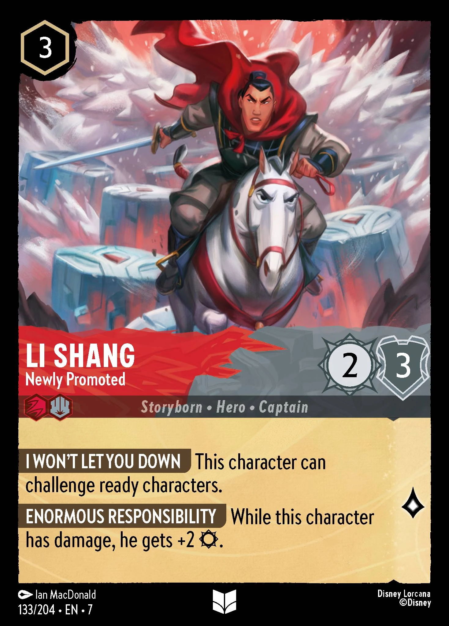 Li Shang - Newly Promoted