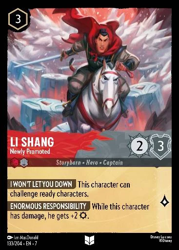 Li Shang - Newly Promoted