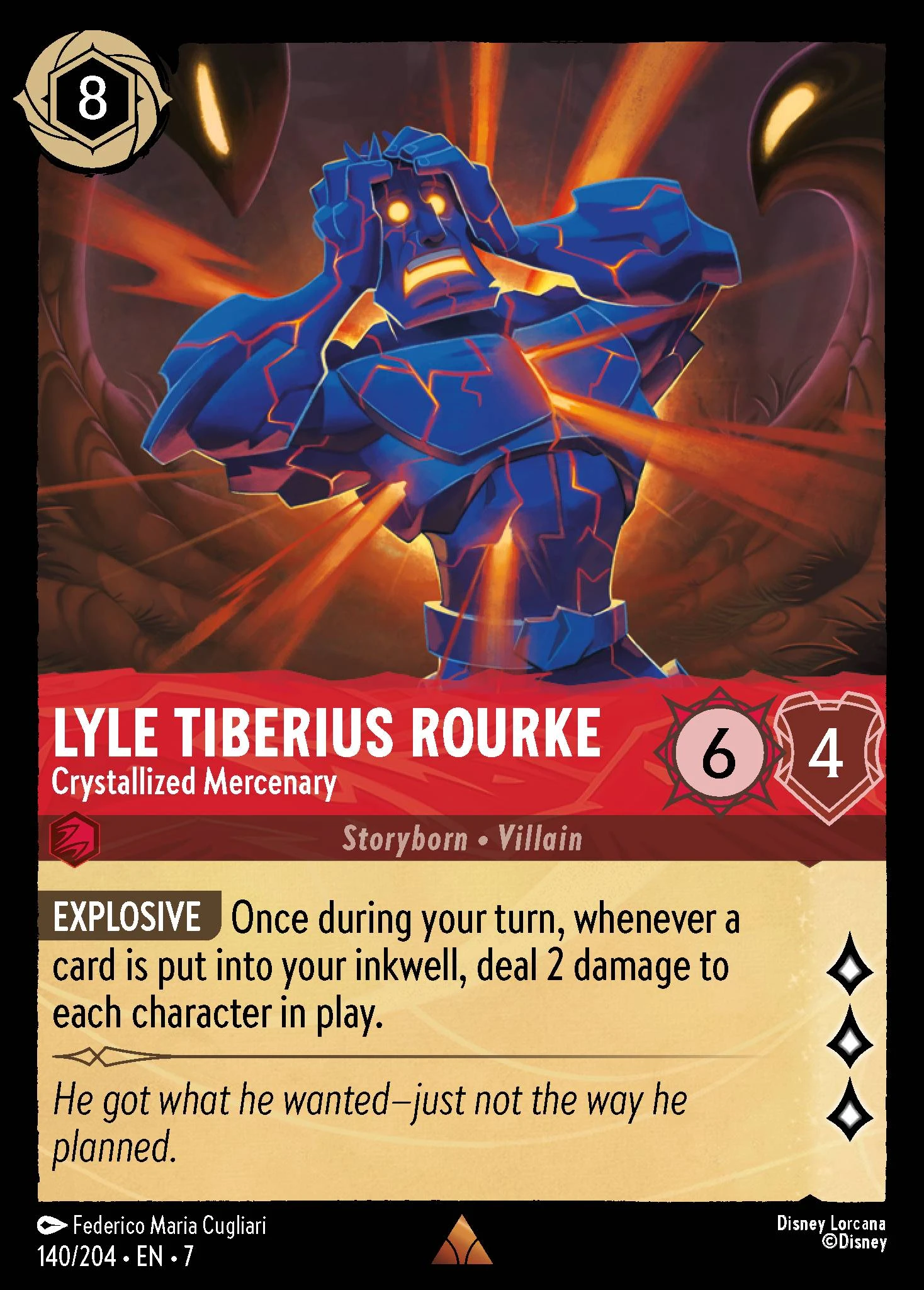 Lyle Tiberius Rourke - Crystallized Mercenary