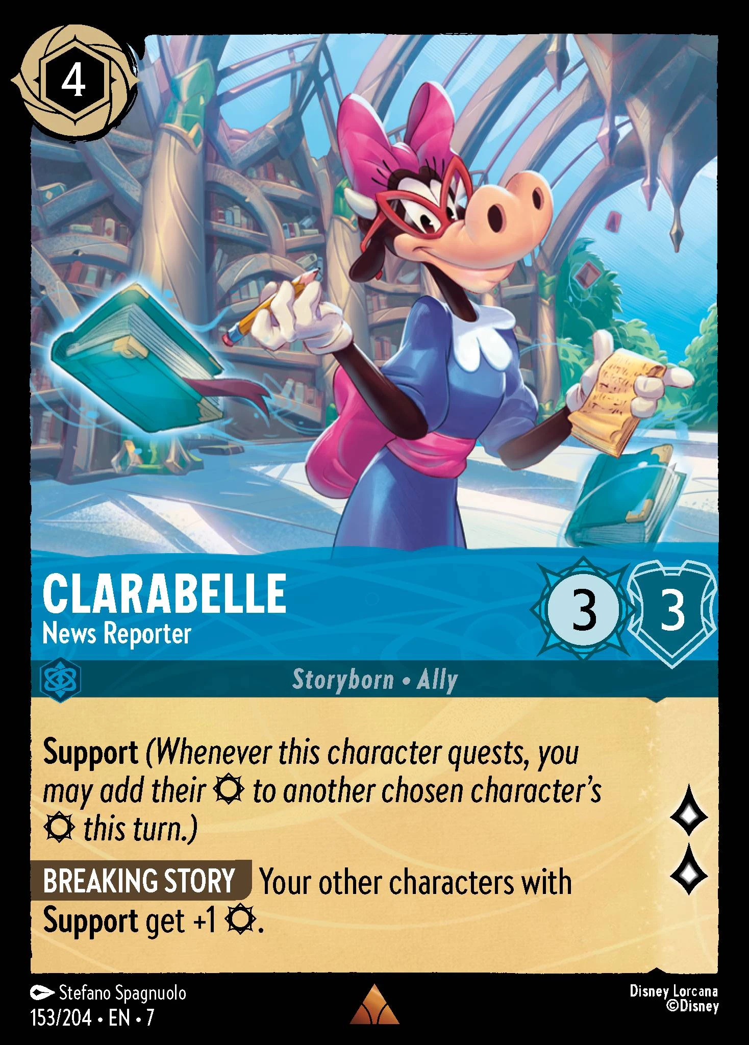 Clarabelle - News Reporter