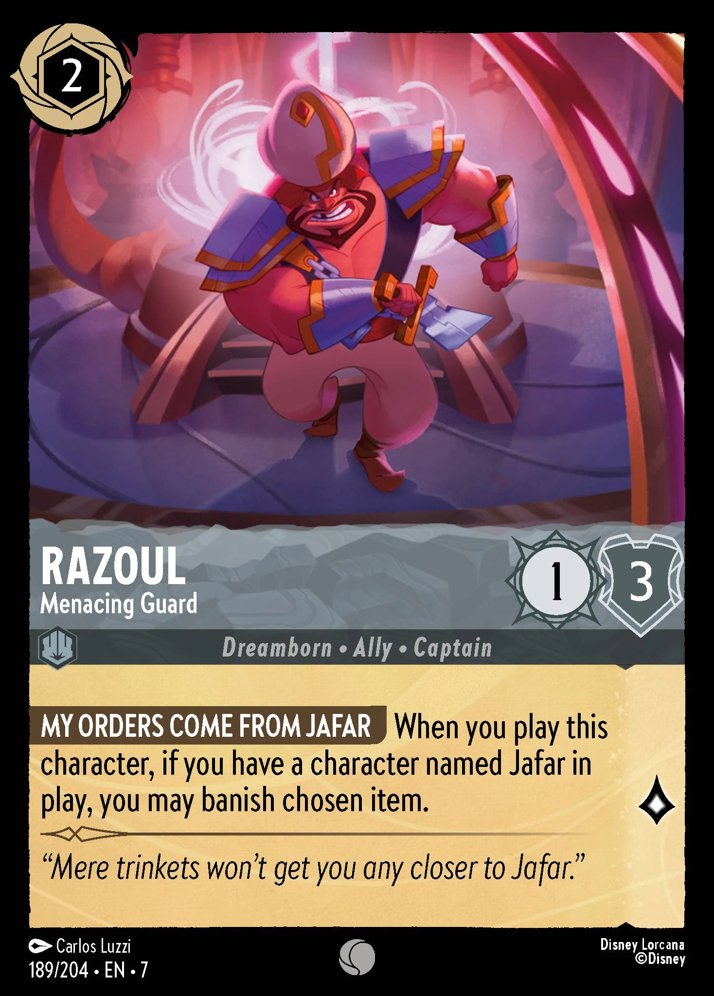 Razoul - Menacing Guard