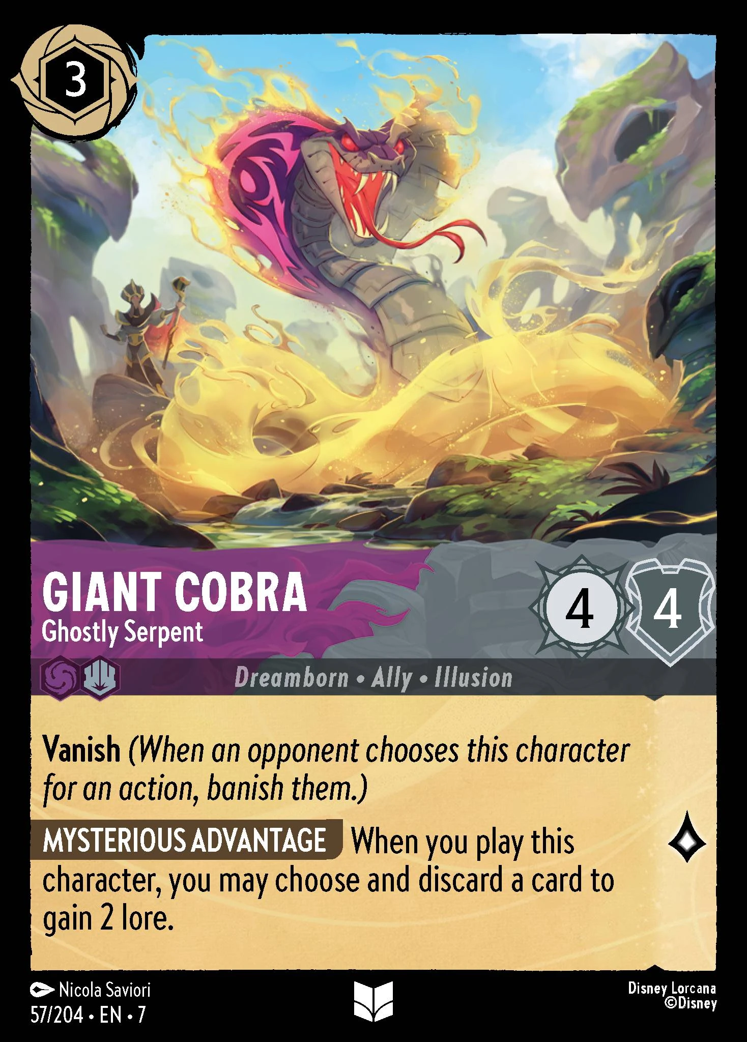 Giant Cobra - Ghostly Serpent