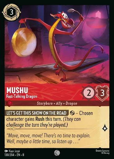 Mushu - Fast-Talking Dragon