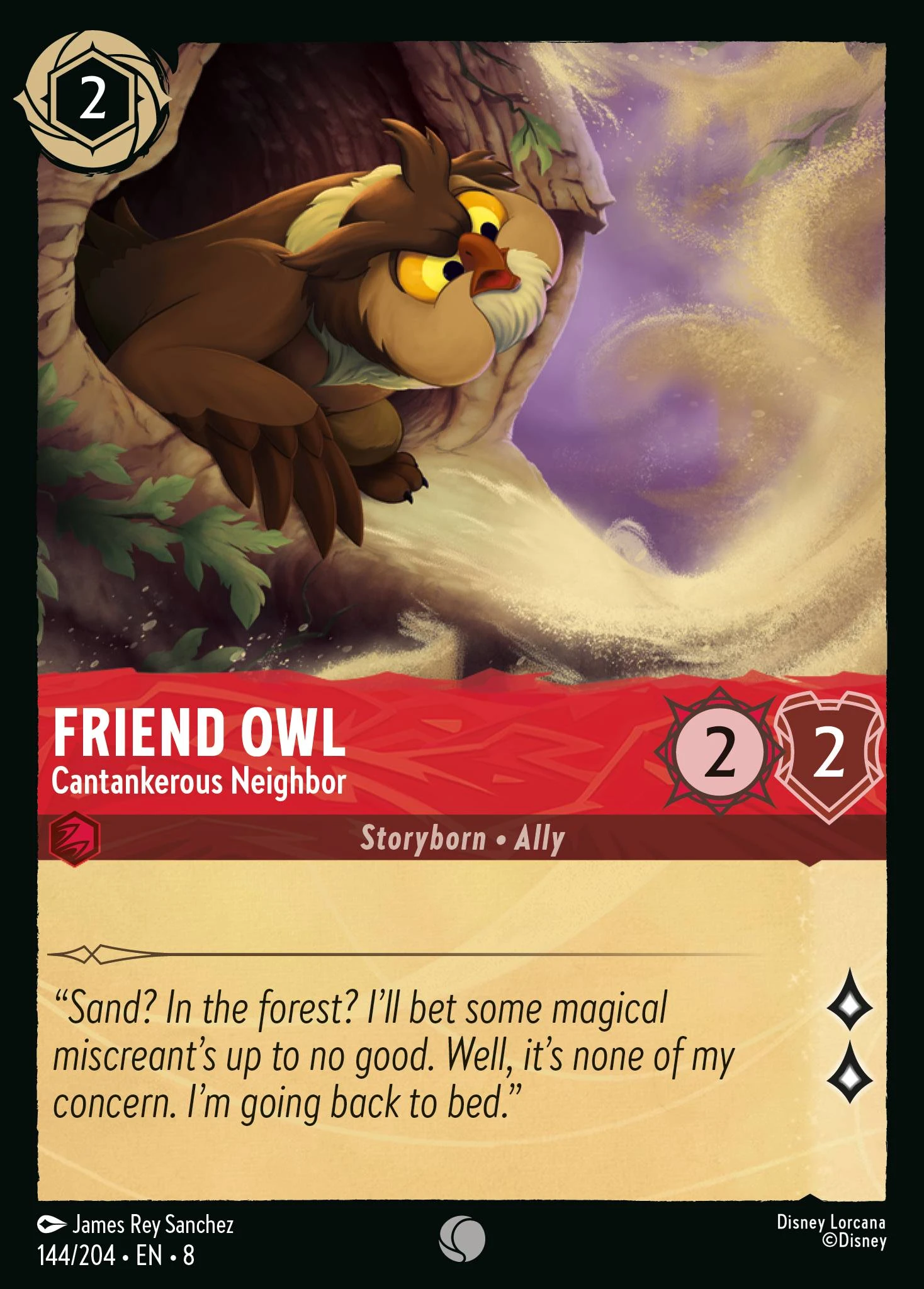 Friend Owl - Cantankerous Neighbor