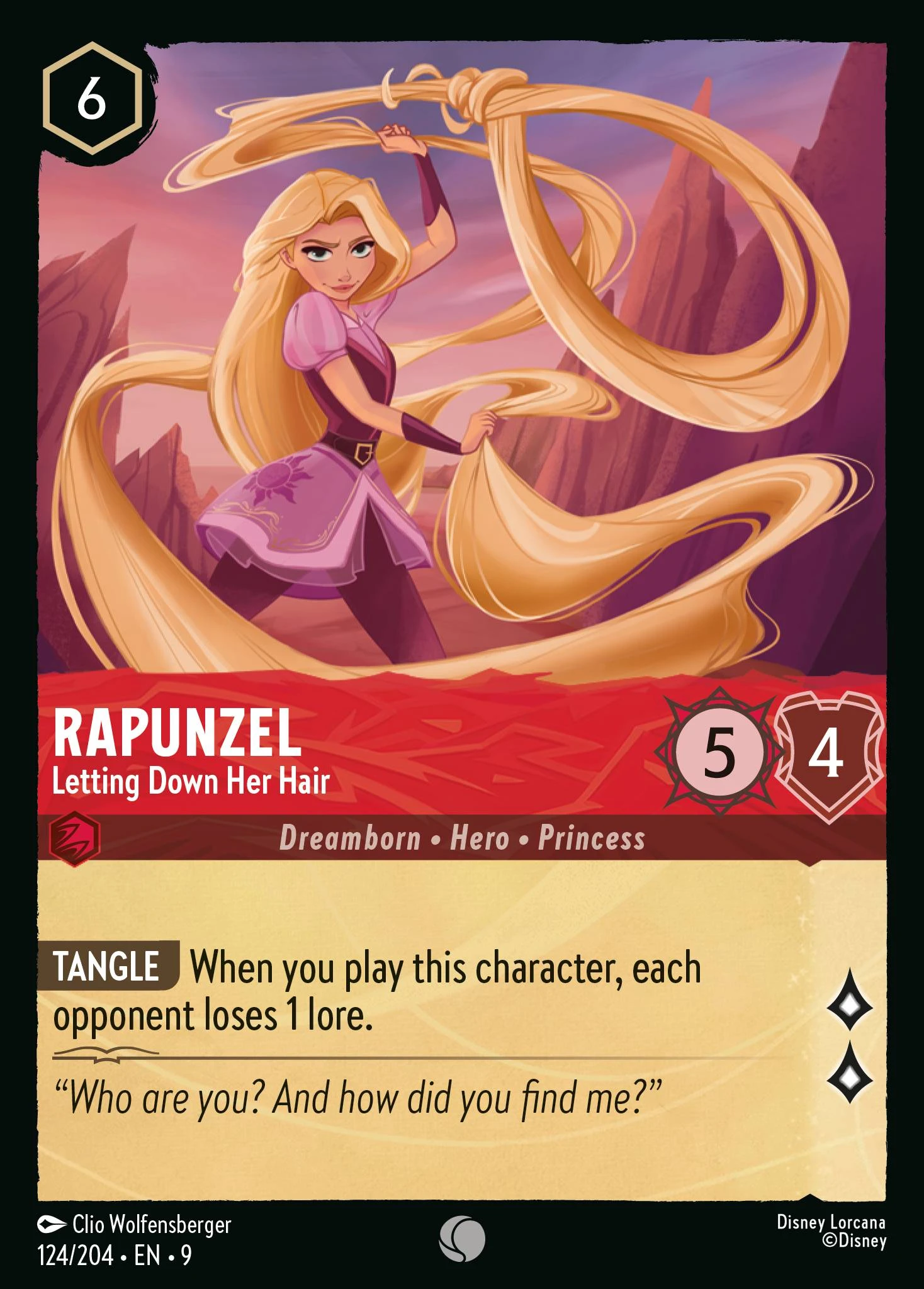 Rapunzel - Letting Down Her Hair