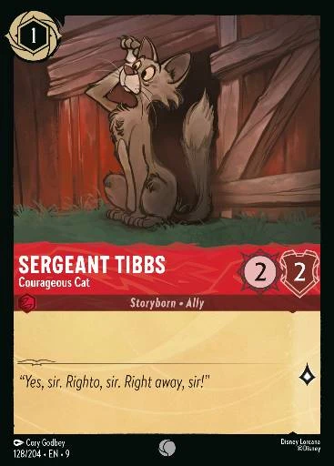 Sergeant Tibbs - Courageous Cat