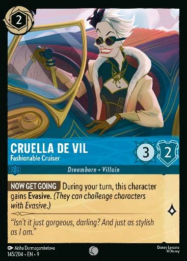 Cruella De Vil - Fashionable Cruiser