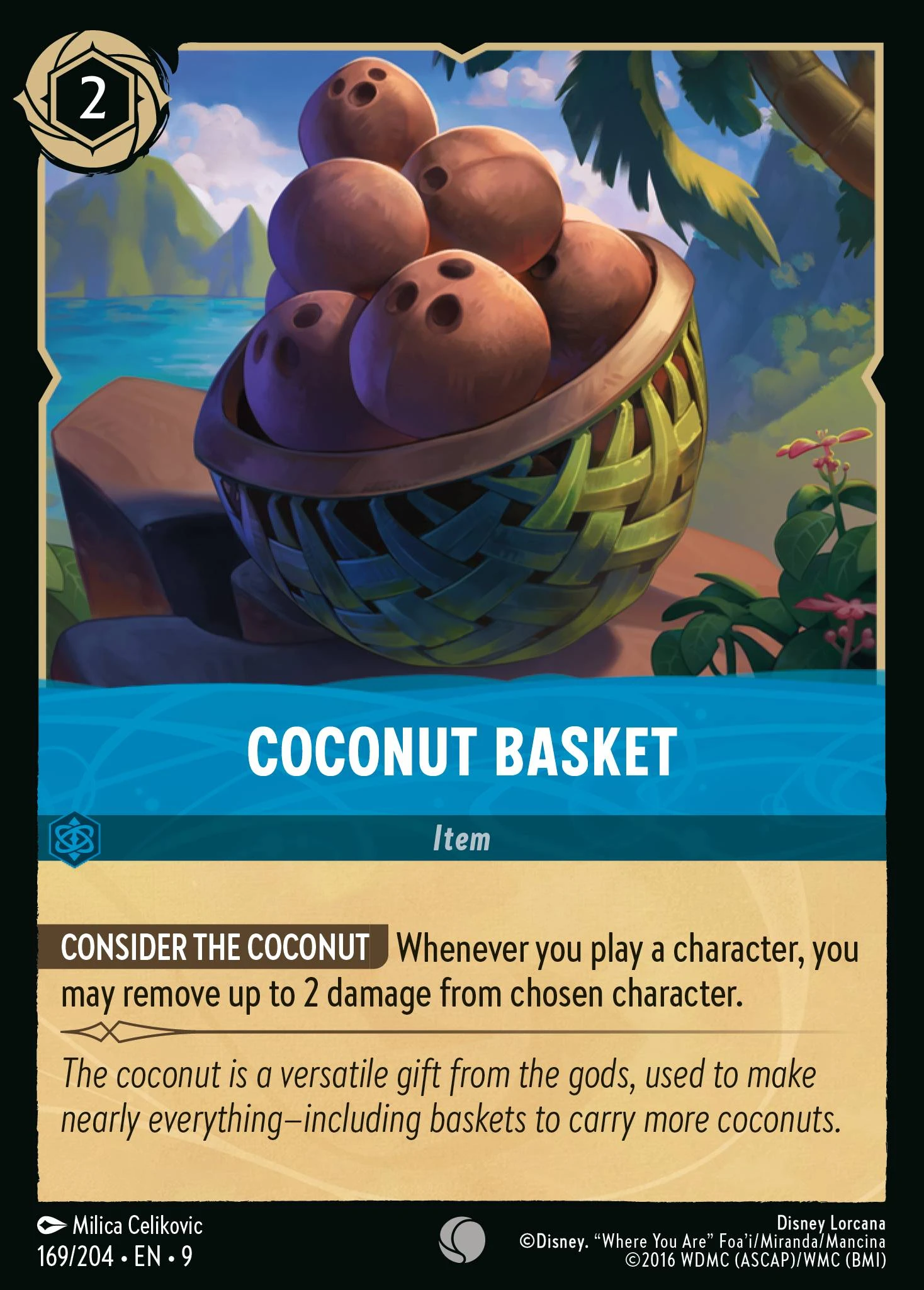 Coconut Basket