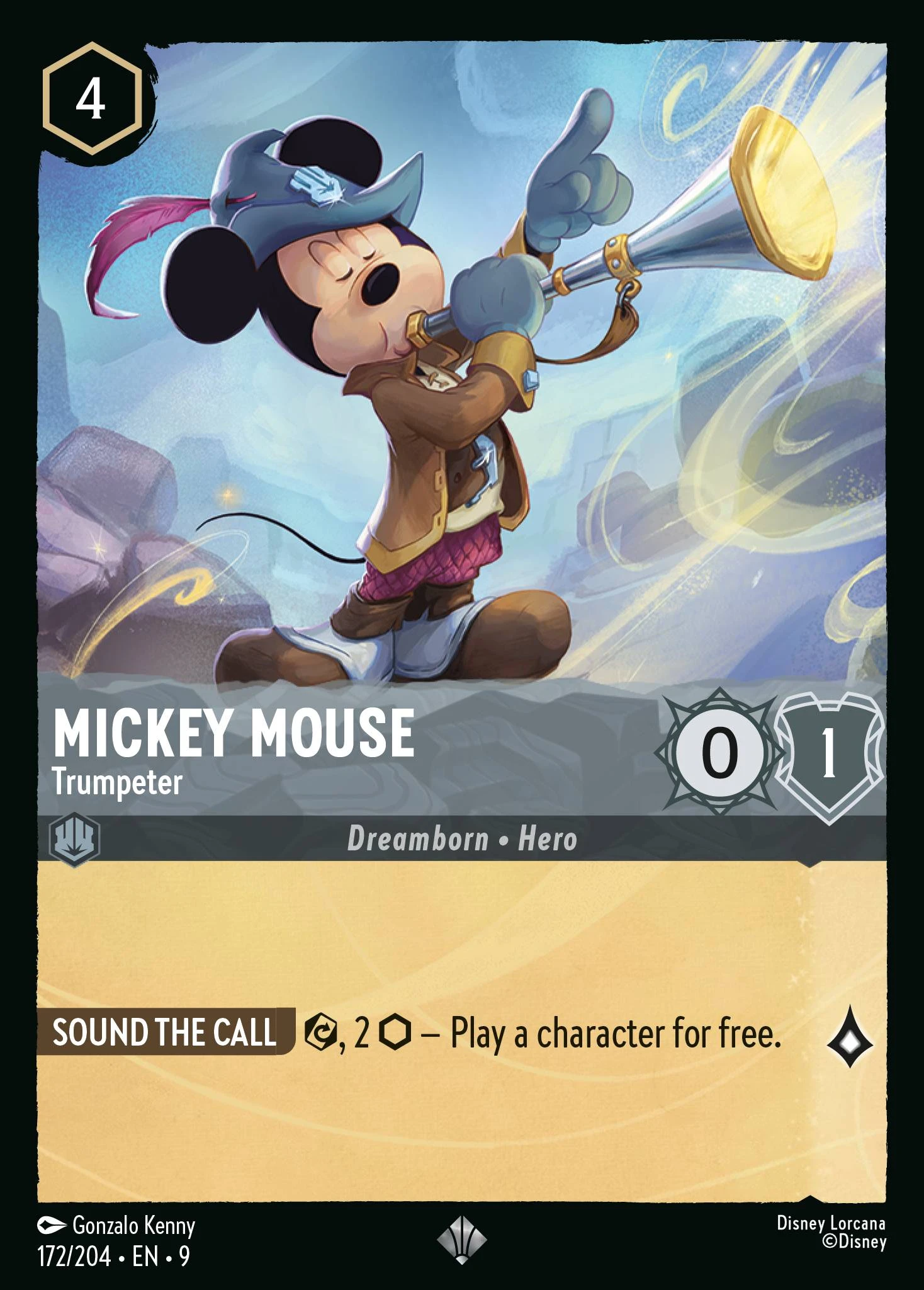 Mickey Mouse - Trumpeter