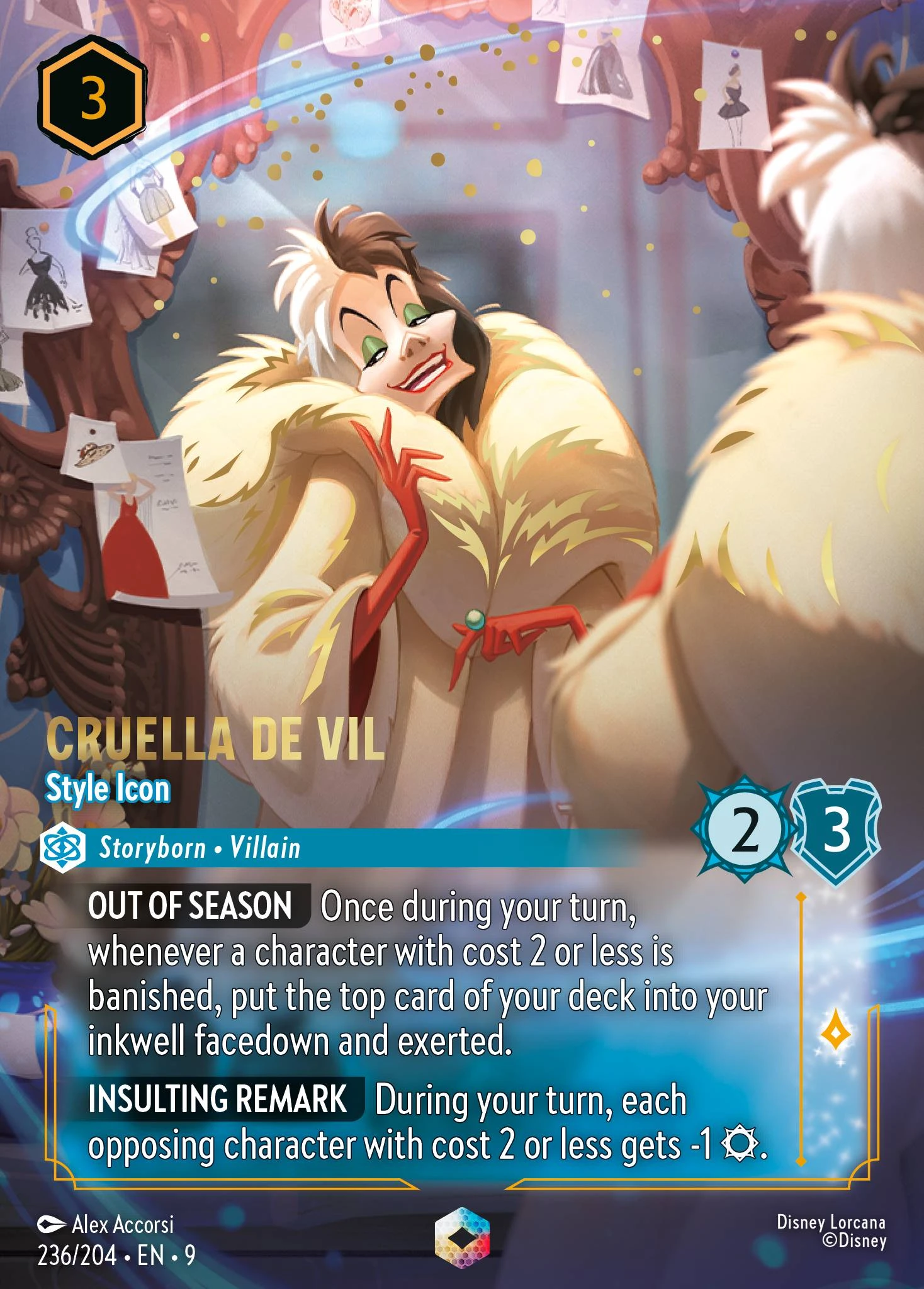 Cruella De Vil - Style Icon