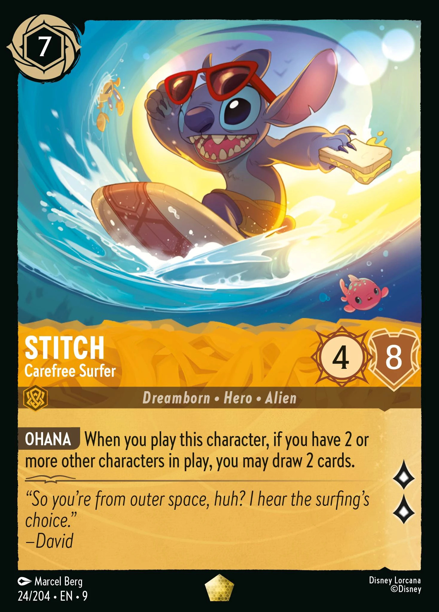 Stitch - Carefree Surfer