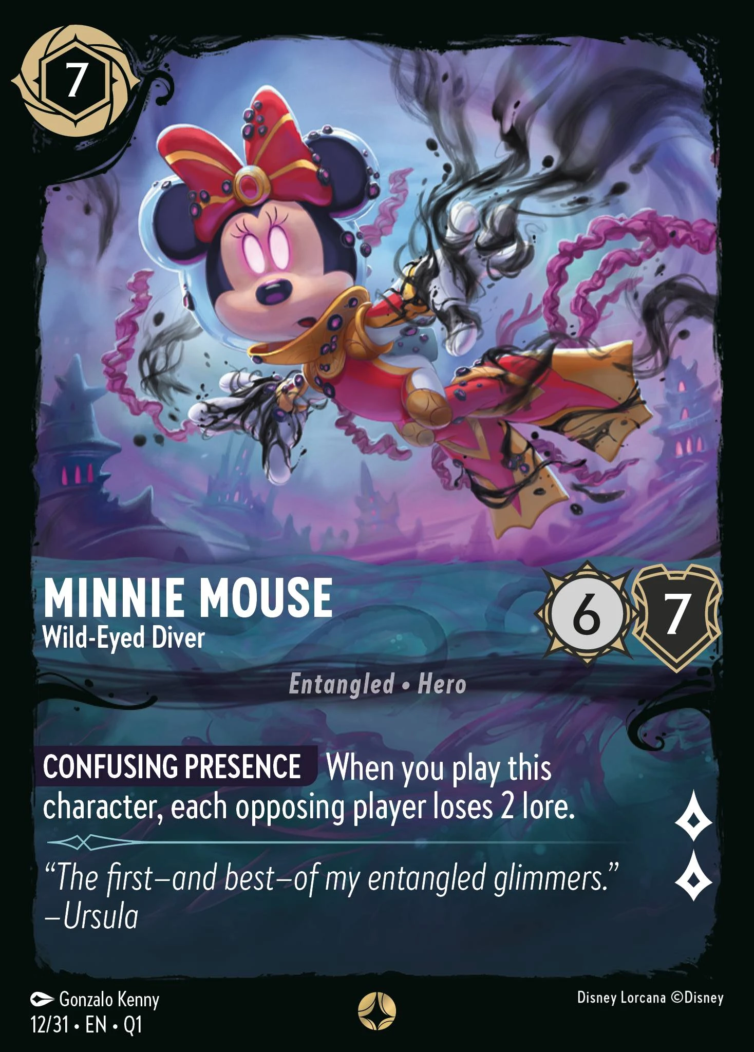 Minnie Mouse - Wild-Eyed Diver