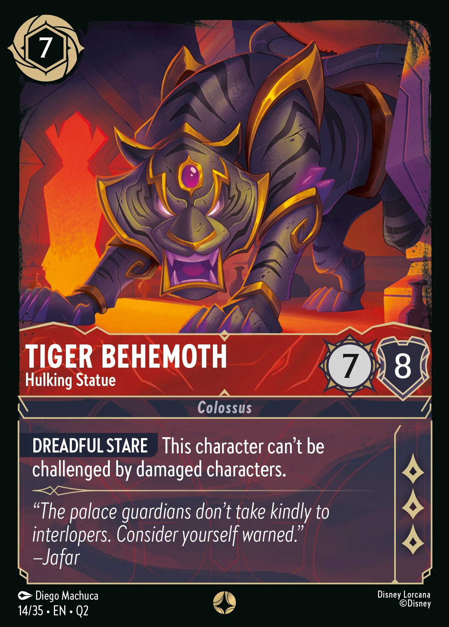 Tiger Behemoth - Hulking Statue