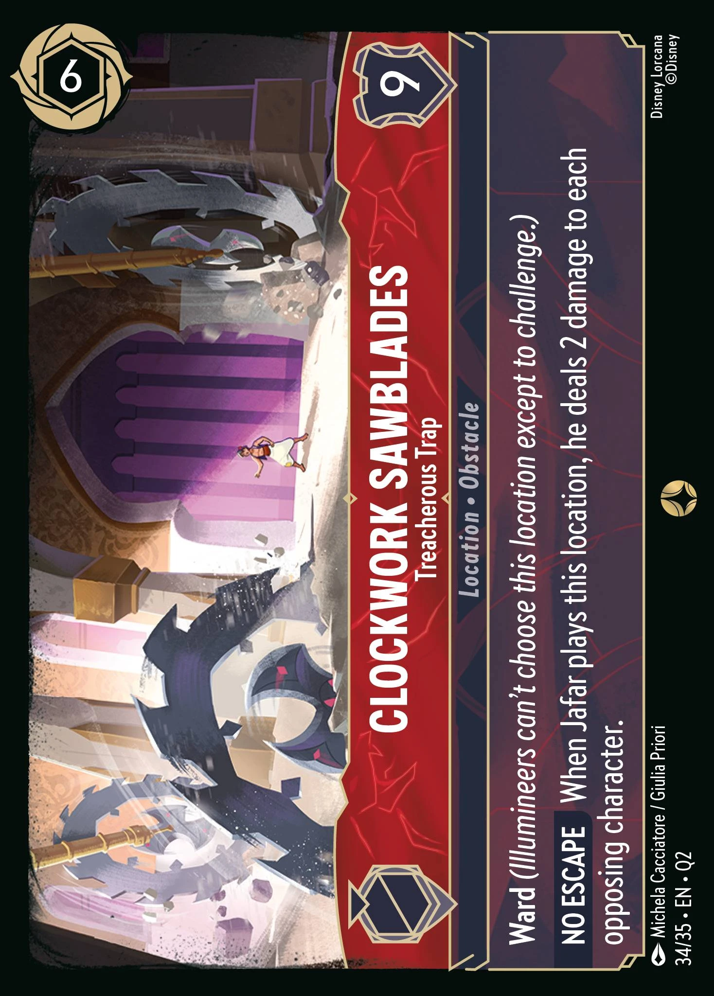 Clockwork Sawblades - Treacherous Trap