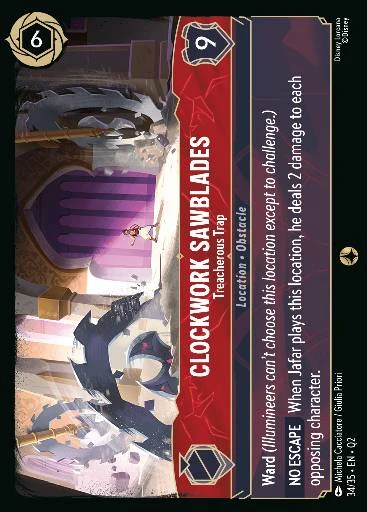 Clockwork Sawblades - Treacherous Trap