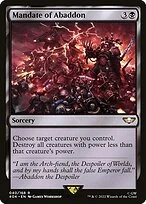 Mandate of Abaddon